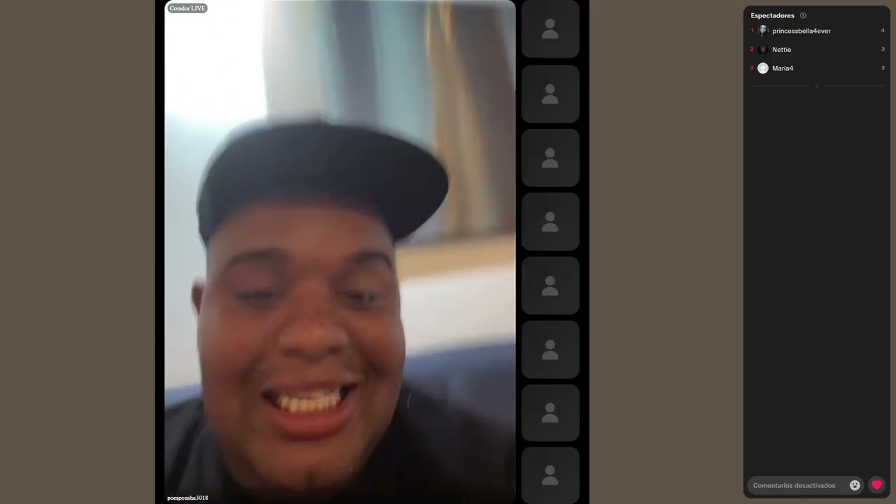 Charlando Michael Flores y Pompousha - Live de Tik Tok Pompousha  @michaelflorees