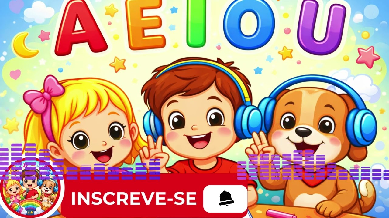 A E I O U. Aprender é divertido 😃