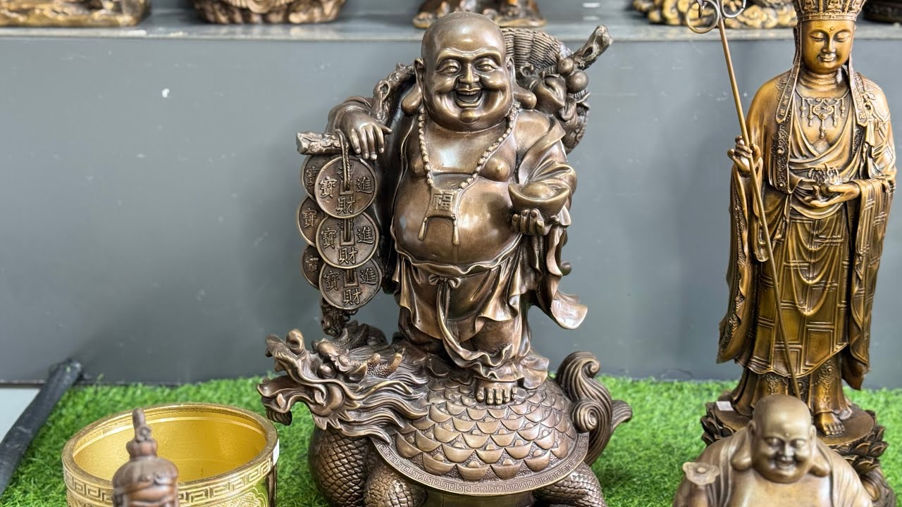 Địa Tạng Bồ Tát, Phật Di Lặc Như Ý, Cặp Đèn Điện Hoa Sen