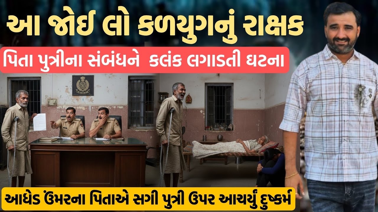 આ જોઈ લો કળિયુગ નો રાક્ષસ આધેડ ઉમર ના પિતાએ સગી પુત્રી ઉપર દુષ્કર્મ આચર્યું 😱