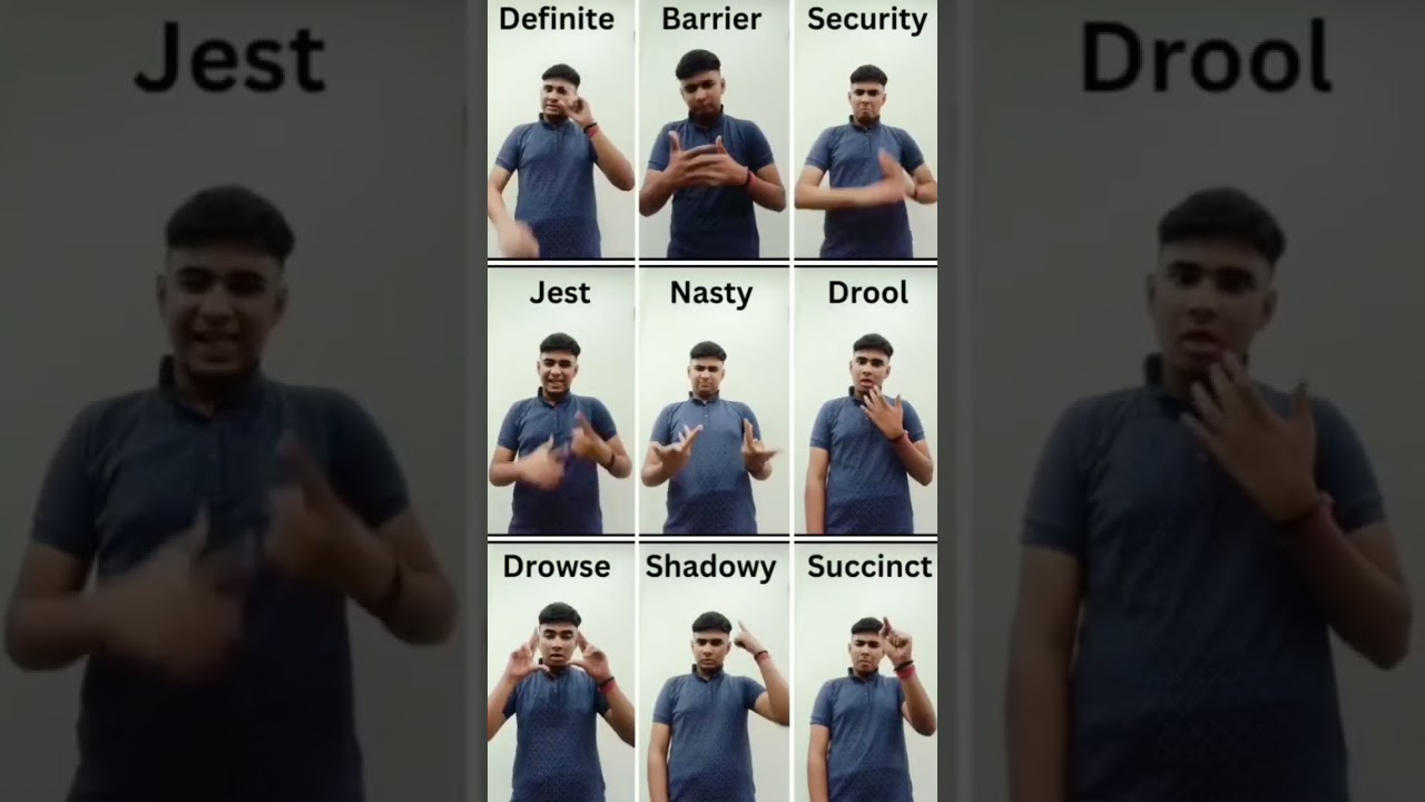 Deaf ISL english learn