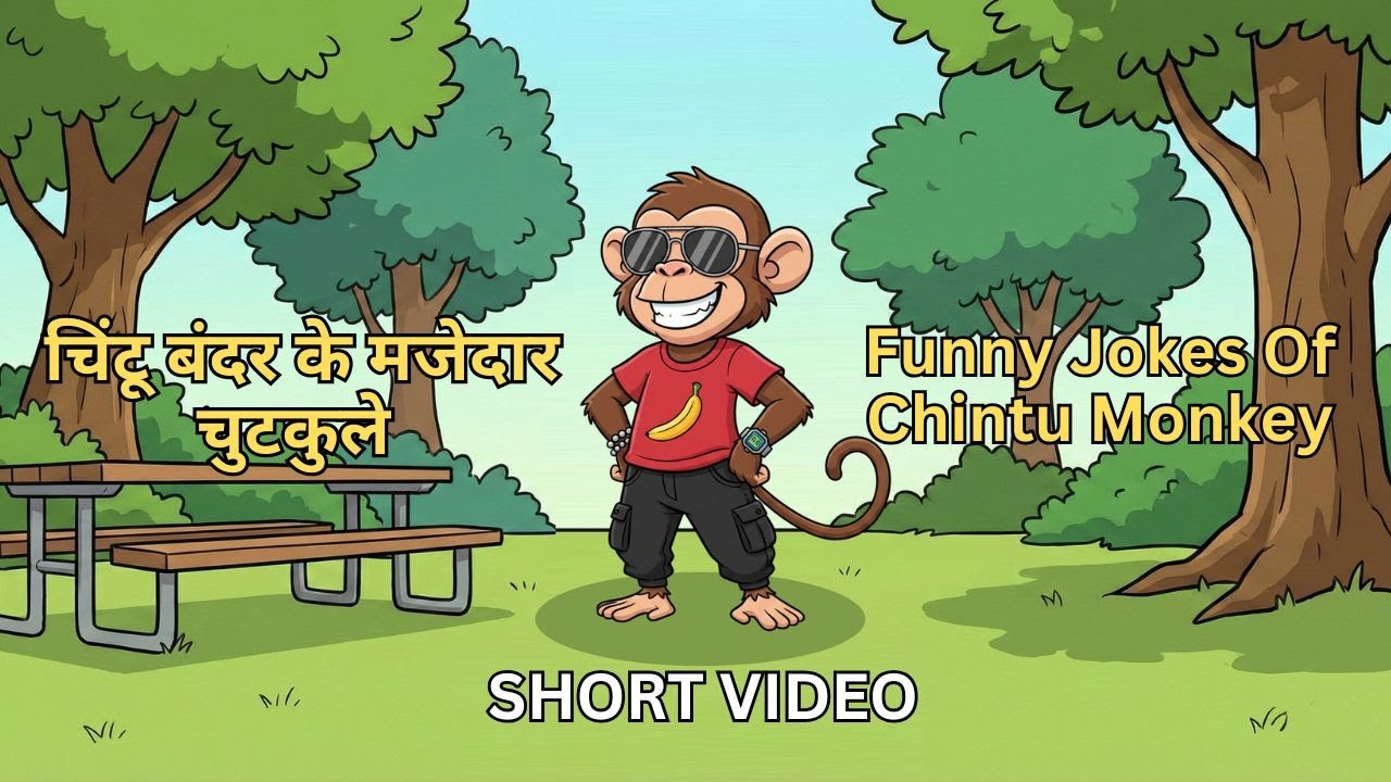चिंटू बंदर के मजेदार चुटकुले - funny jokes of chintu monkey -Coming Soon in short videos