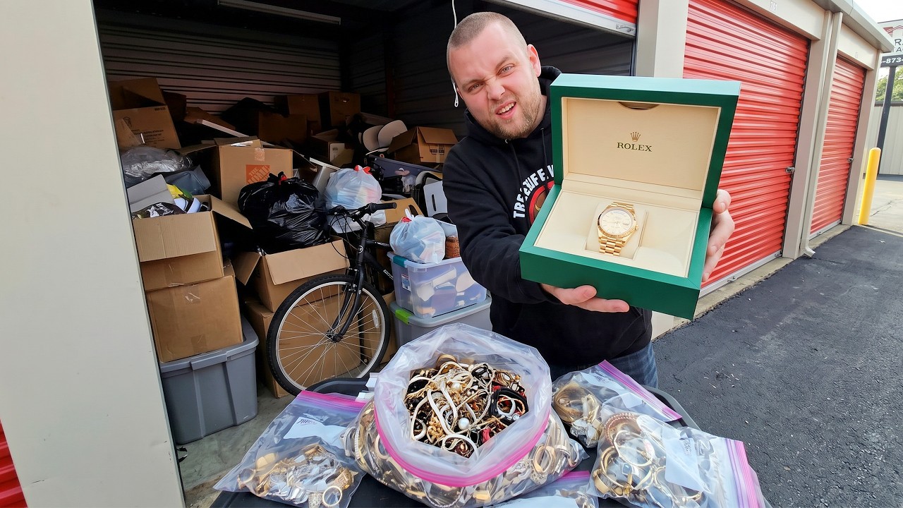 Я купил складской контейнер за $170 и нашел ROLEX в ПЕРВОЙ же открытой коробке!