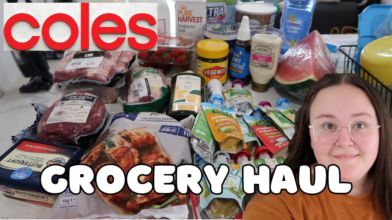 Coles Australia Grocery Haul | plus *chatty*  life update & FYTOO glasses!