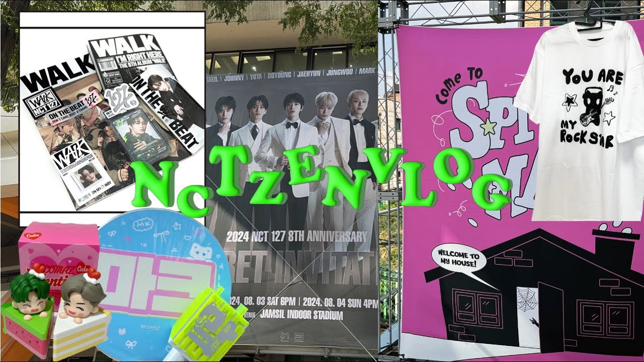 [시즈니브이로그] 요즘 날씨 미친 것 ㅣNCT127 8주년 팬미팅 ㅣ 나르시시즘 후드티 ㅣ 발렌타인 꼬마즈 피규어 ㅣ 택배깡 ㅣ 마크 생카 ㅣ 맠프대명절 ㅣ네잎클로버