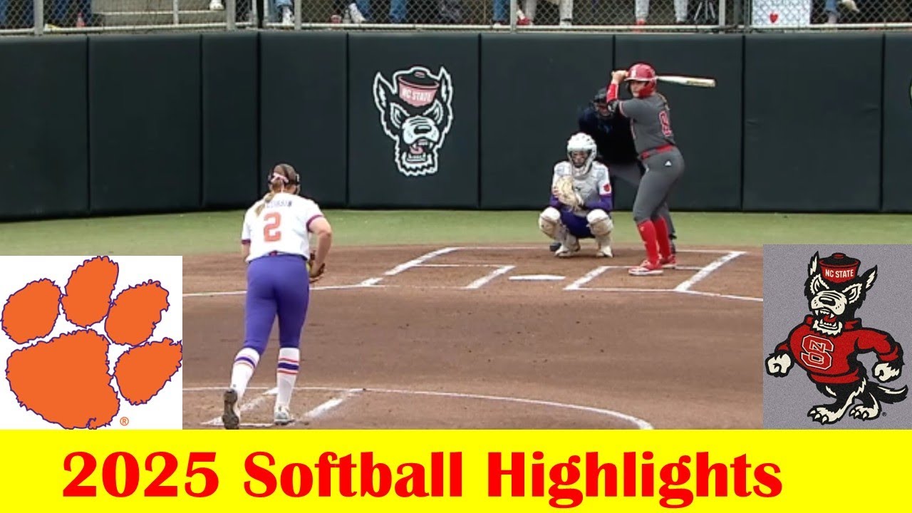 #21 Clemson vs NC State Softball Game Highlights 4 12 2025