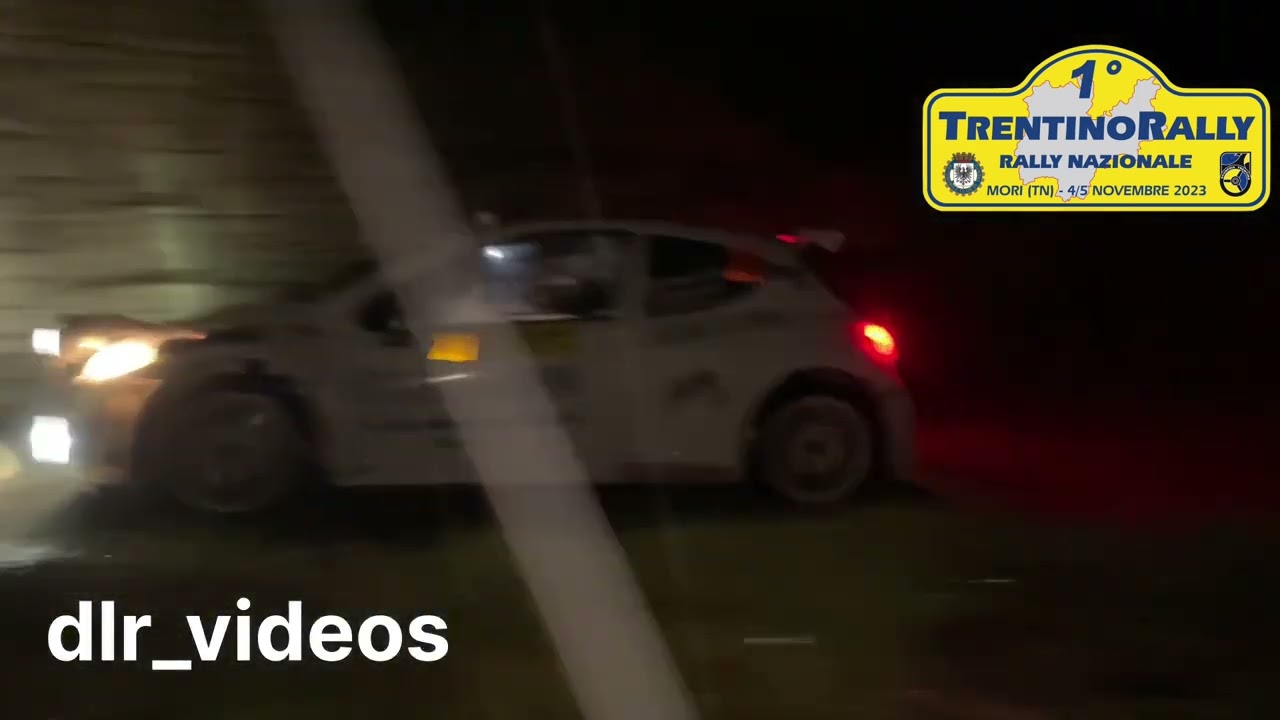 Rally Trentino 2023 on night - PS1 Scuderia trentina