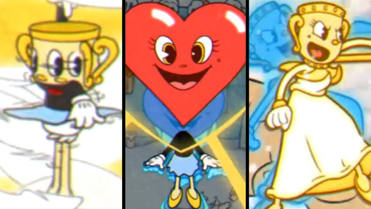 Cuphead DLC - All Ms Chalice Super Attacks (The Delicious Last Course)