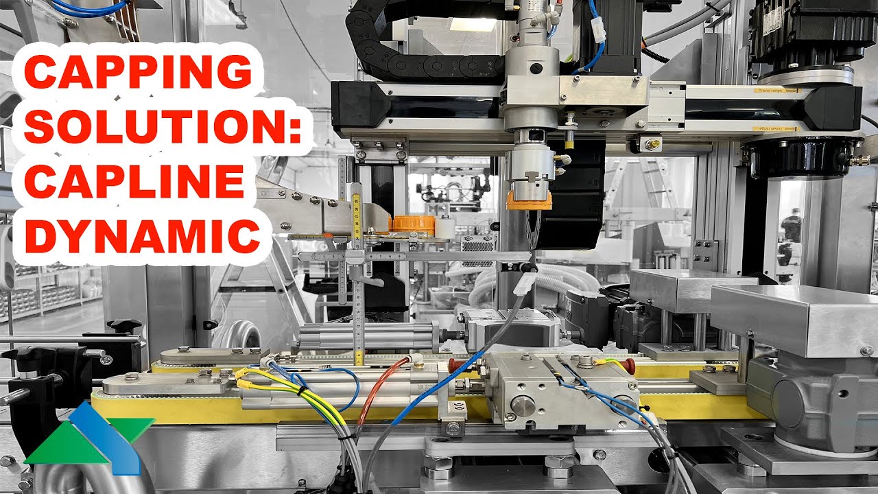 CAPLINE Dynamic: Capping machine with movable head I ALBERTINA Machinery