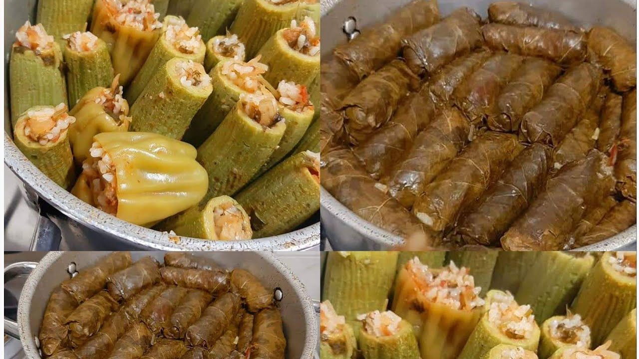 محشي العشر دقائق❓️❗️البتنجان لا تقوريه ولا تسبكيه تعالي اقولك تعملي ايه فيه