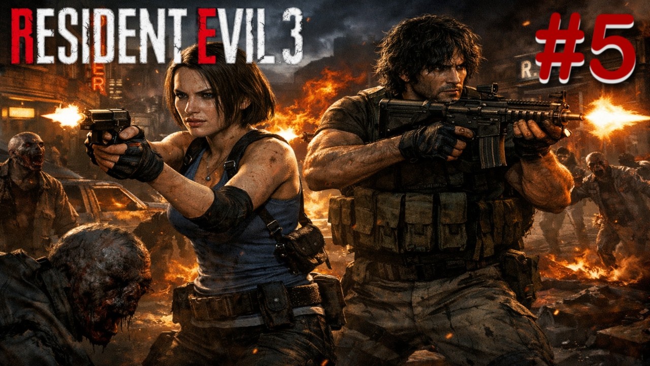 RESIDENT EVIL 3 REMAKE | EN ESPAÑOL | Capítulo 5 | CARLOS OLIVEIRA Y JILL VALENTINE