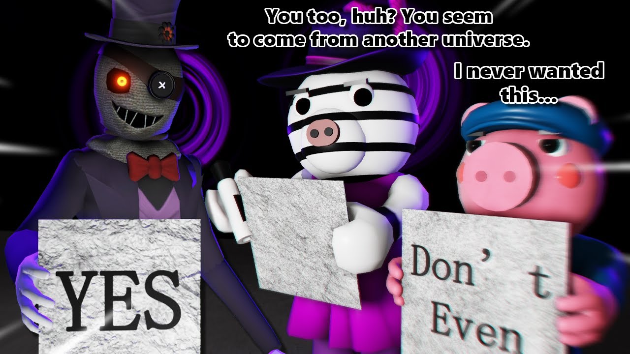 ROBLOX продолжение, где можно спросить персонажей-свиней о чем угодно...