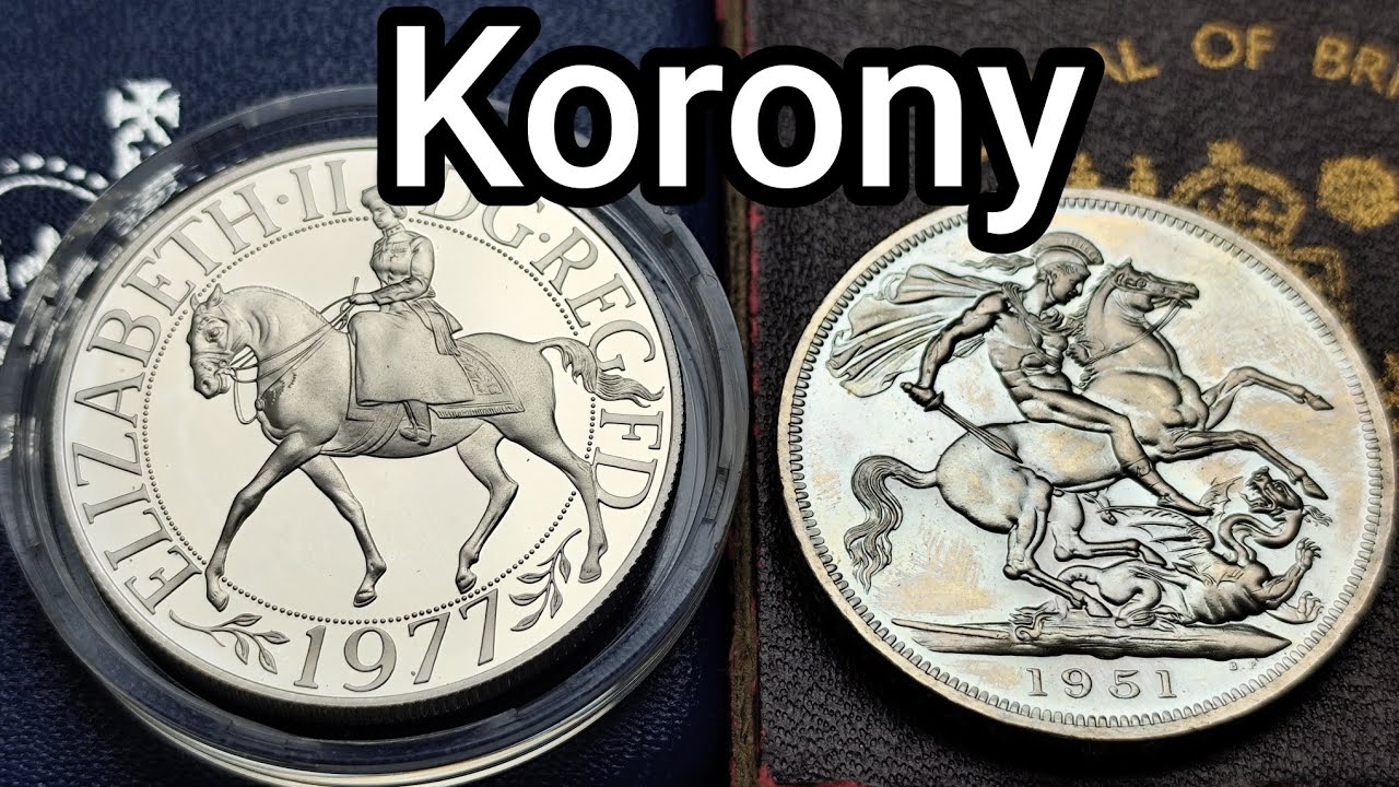 Jedna srebrna a druga nie. Okolicznościowe korony UK w fajnych opakowaniach.