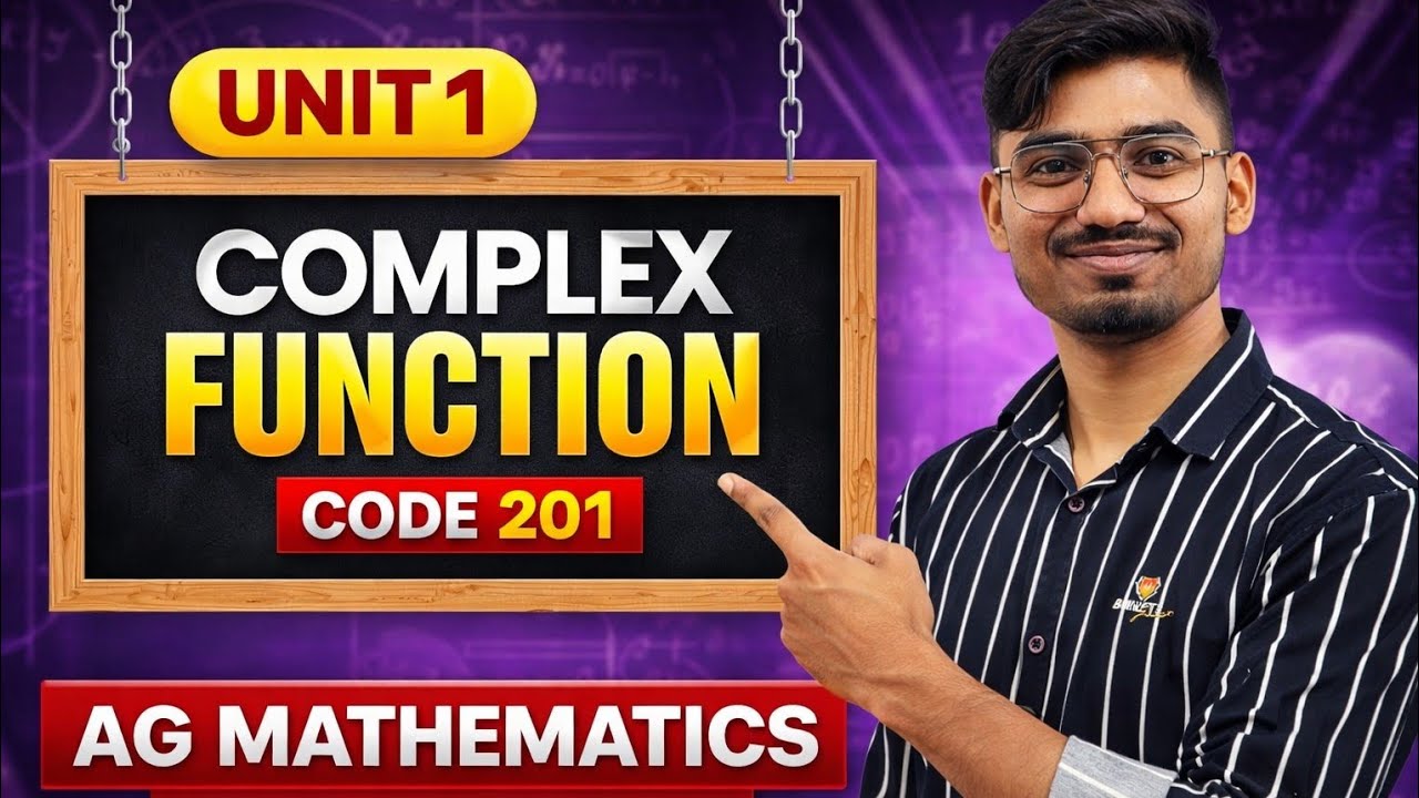 Aktu B-tech Ag Mathematics ll code 201 unit 1 complex function& analytic function 