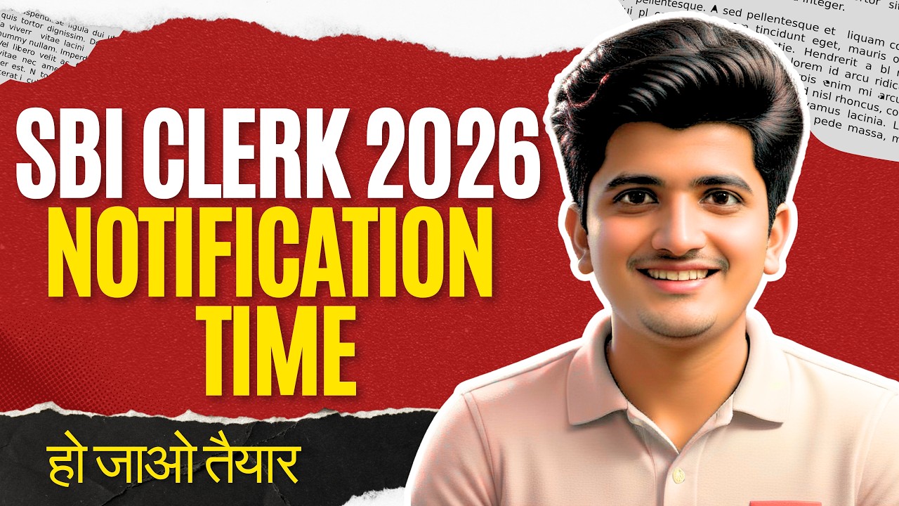 SBI CLERK NOTIFICATION 2026