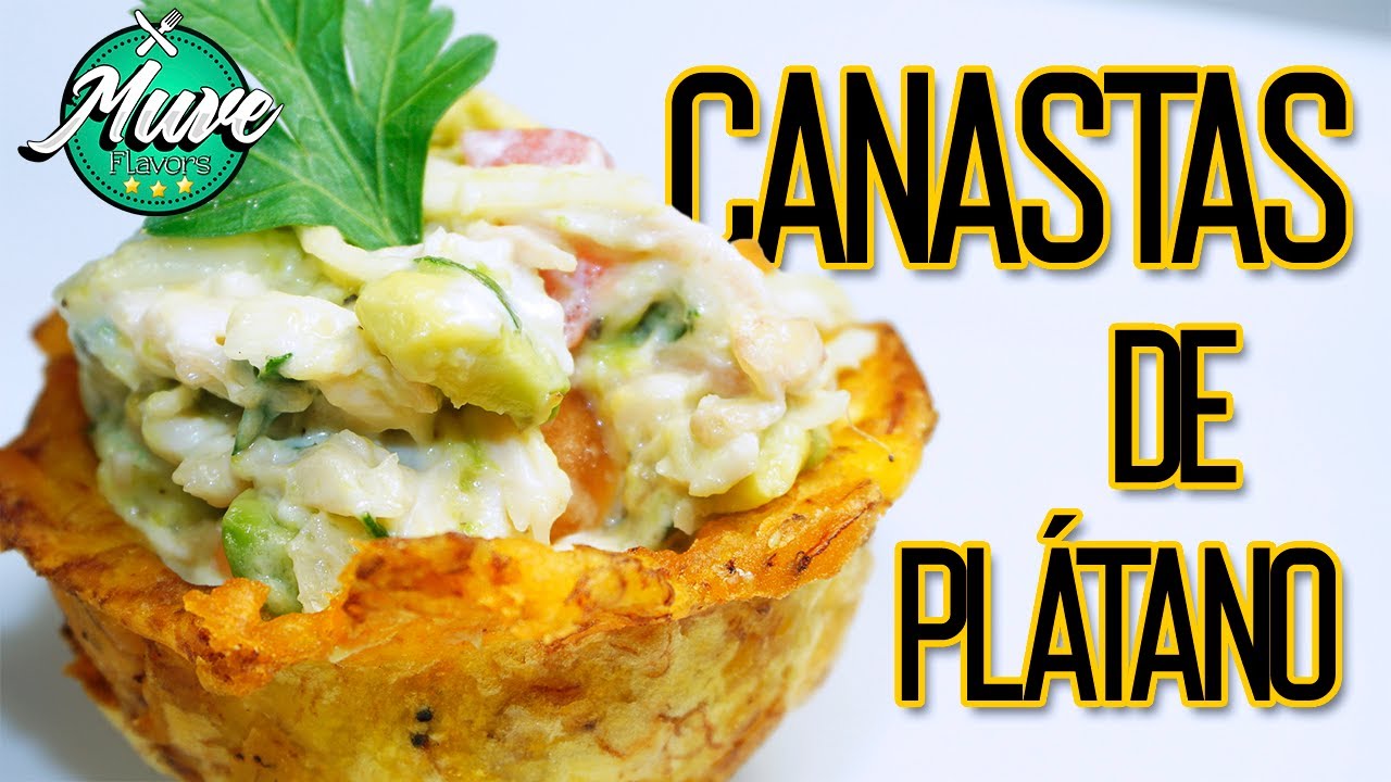 C&oacute;mo hacer CANASTAS DE PL&Aacute;TANO verde con utensilios que tienes en casa 😱| Muve Flavors