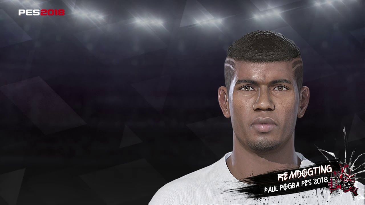 PES 2018 PAUL POGBA FACE TUTORIAL