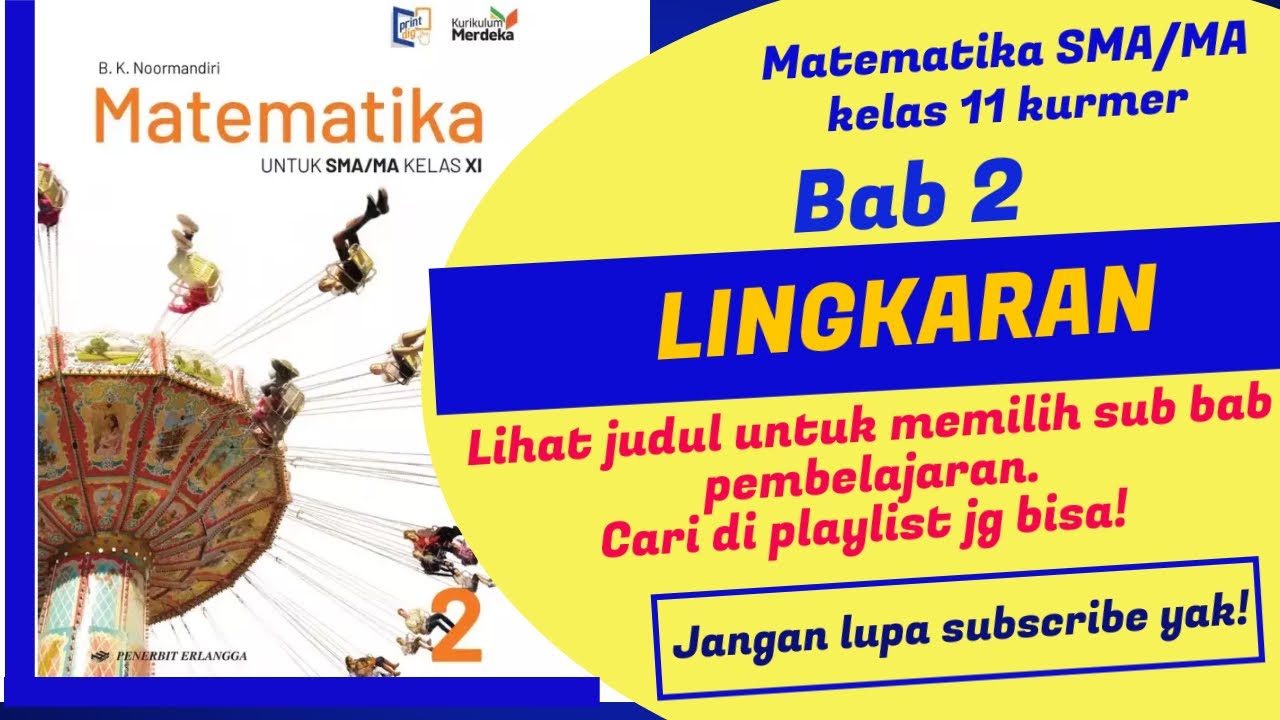 Jari-jari lingkaran dalam dan luar segitiga Matematika kelas 11