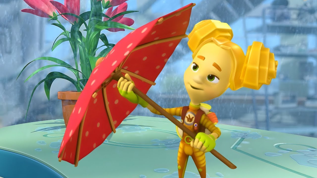 Toola Learns the Benefits of an Umbrella! | The Fixies | Cartoons for Kids | WildBrain Wonder