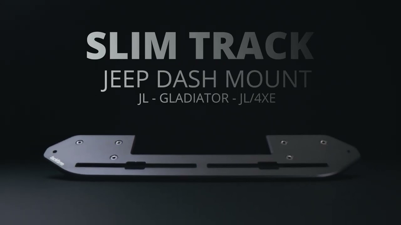 Tackform Slim Track Dashboard Multi-Mount for Jeep JL, Gladiator and 4XE up to 2023