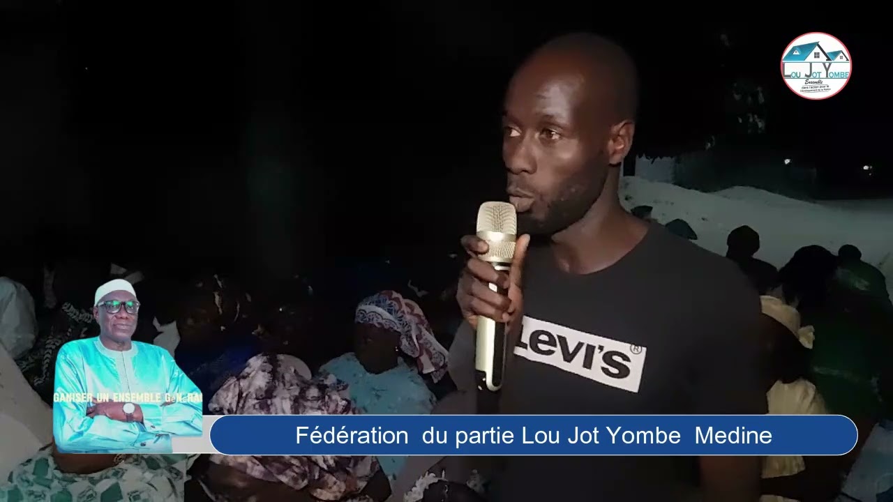 Exposé de Abou Ndiaye sur le programme et les réalisations du partie 