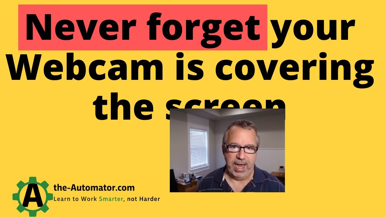 🚨 Don't Let Your Webcam Ruin Your SCreen Recording: Learn This Hack!