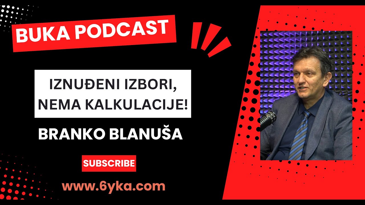 Branko Blanuša: Iznuđeni izbori u RS! Opozicija mora bez kalkulacija!