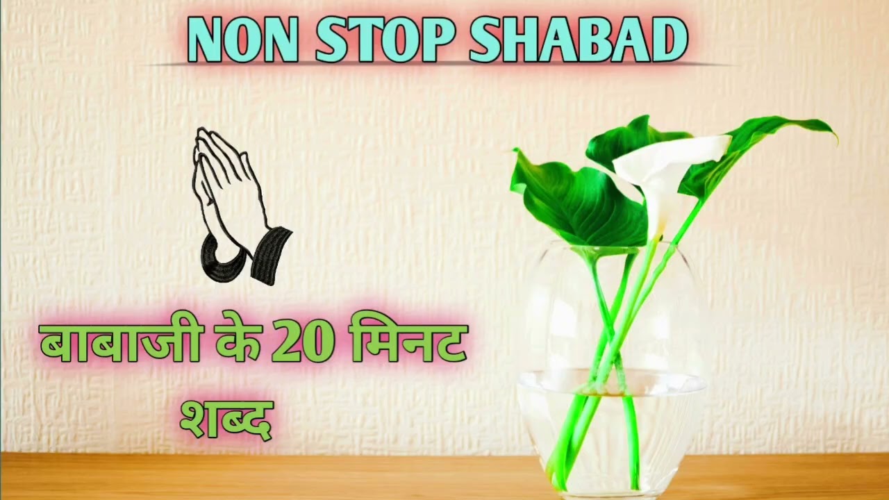 बाबाजी के 20 मिनट बहुत प्यारे शब्द | Non Stop | Radha Soami Shabad | राधा स्वामी शब्द