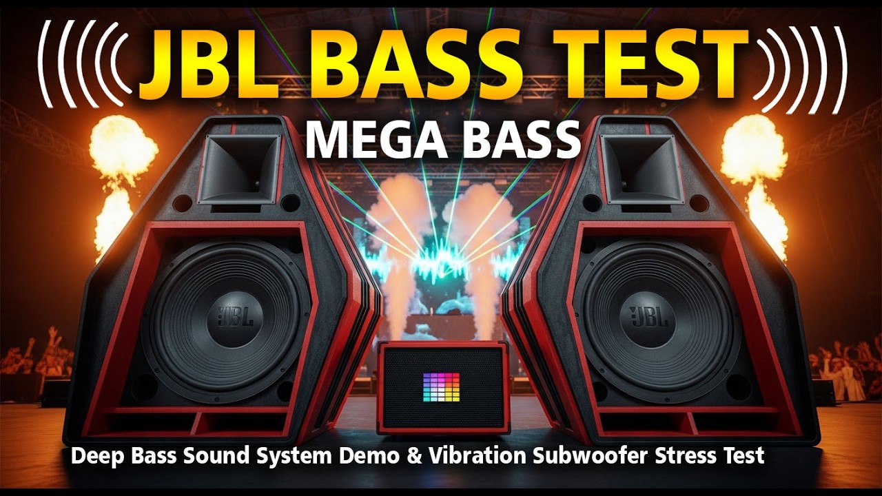 JBL MEGA BASS TEST – Deep Bass Sound System Demo & Vibration Subwoofer Stress Test