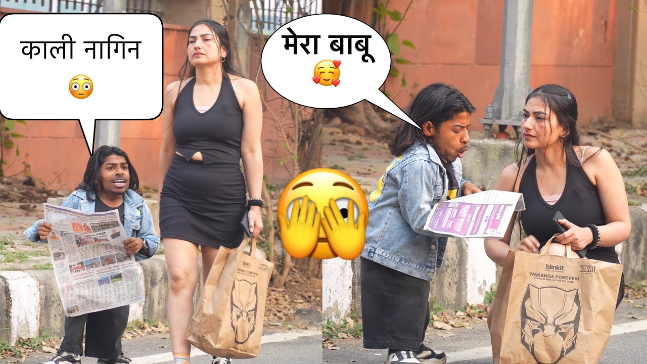 काली नागिन 😱 Prank On Cute Girl 🥰 | The Real Satish
