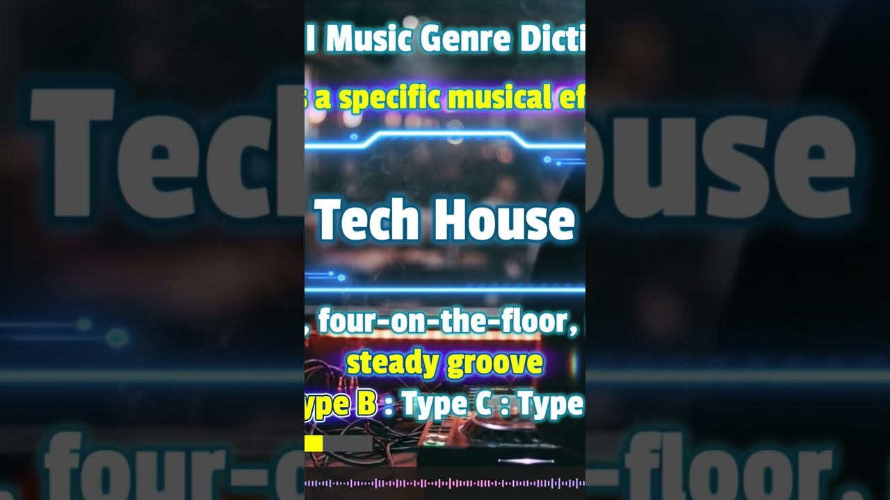 Tech House (Suno V5) &mdash; Type B | Compare A&ndash;E Prompts