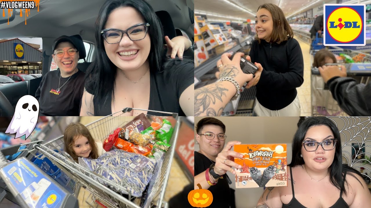 SPESA DA LIDL E SVUOTA LA SPESA * SPECIALE HALLOWEEN * / #VLOGWEEN 8 / chiara paradisi