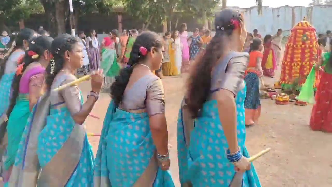 Bathukamma Celebrations @ Green Grove High School - Chityal (Nalgonda Dist)(6).