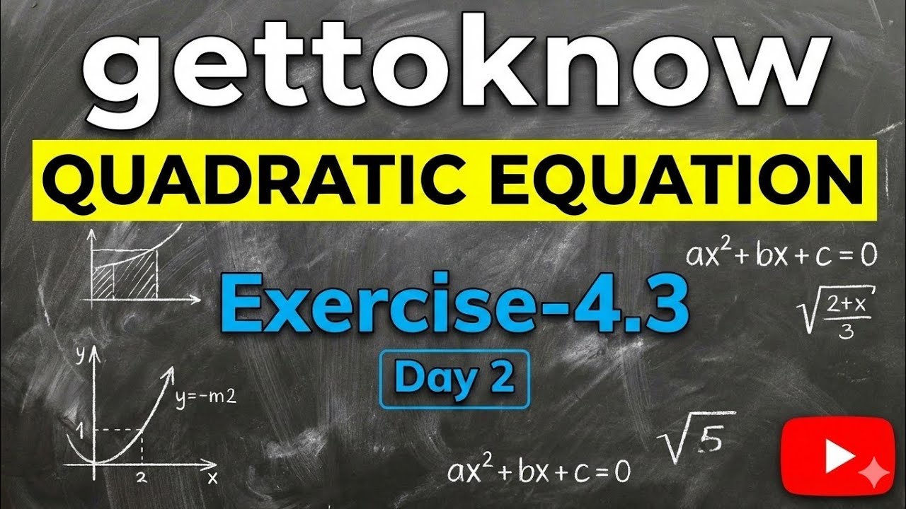 Exercise-4.3||class-10||Ncert mathematics