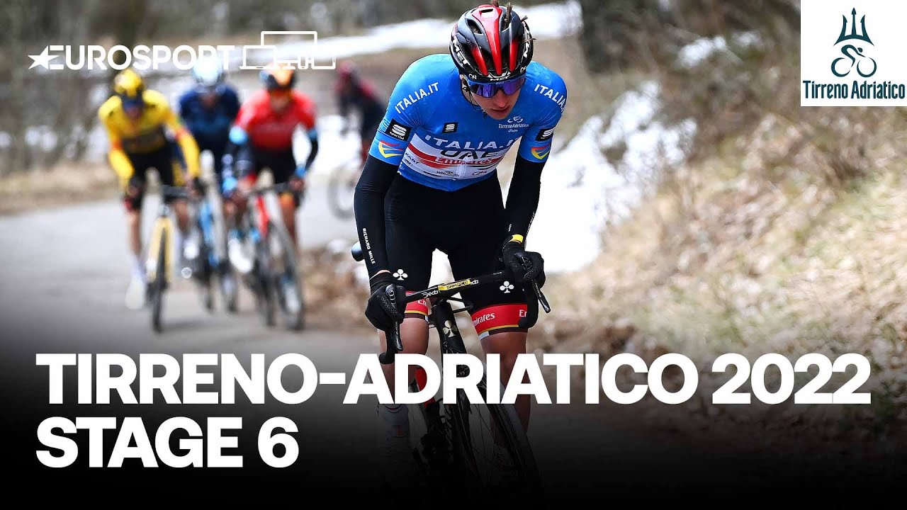 Tirreno–Adriatico 2022 - Stage 6 Highlights | Cycling | Eurosport