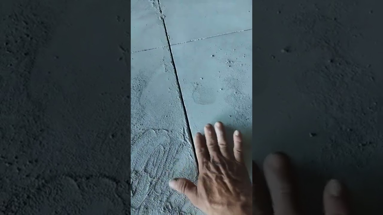 junta de dilata&ccedil;&atilde;o no piso queimado
