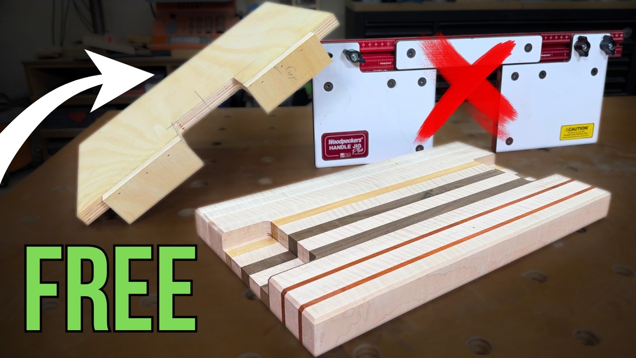 Don&rsquo;t Buy the $129 Cutting Board Handle Jig&hellip; Make This One for FREE