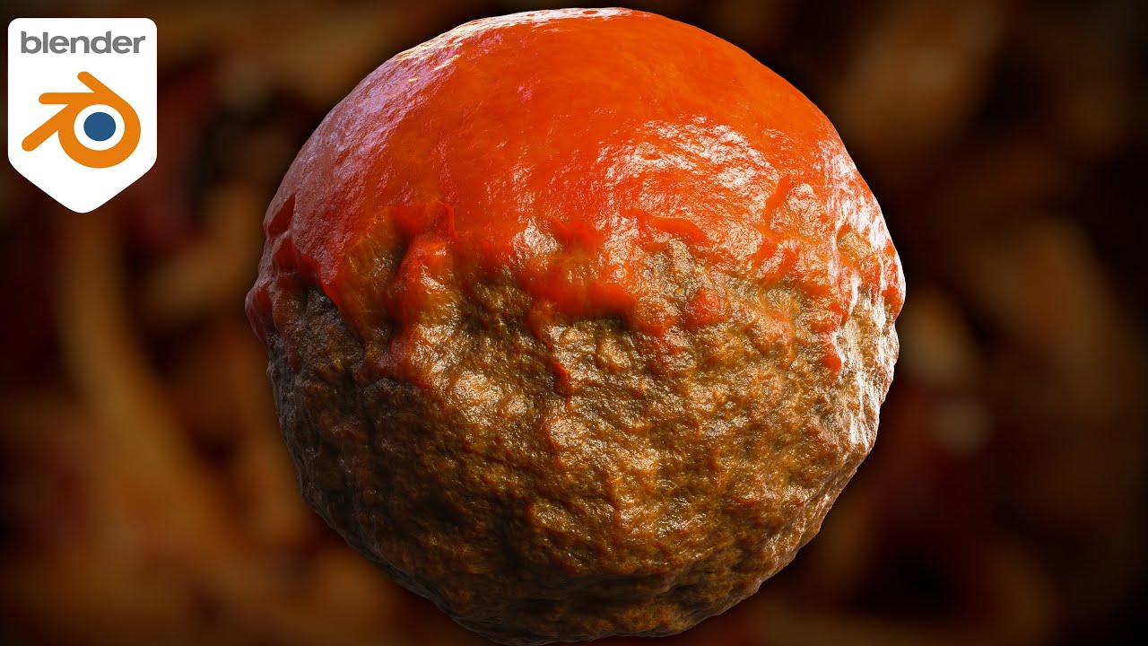 Procedural Meatball Material 🍝 (Blender Tutorial)