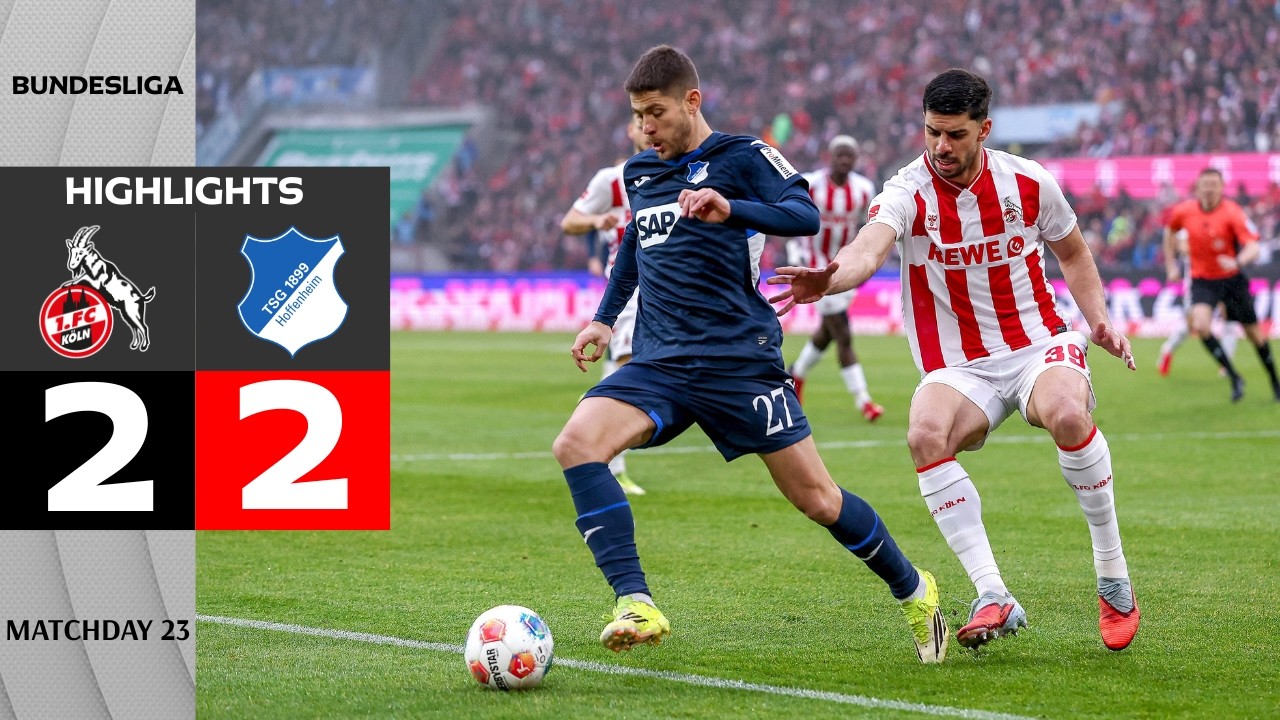 FC K&ouml;ln - TSG Hoffenheim | 2-2 | Highlights | Bundesliga 2025-26 | k&ouml;ln hoffenheim