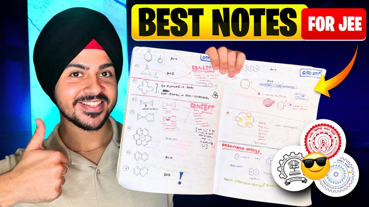 My JEE Notes that got me IIT BOMBAY! 🔥
