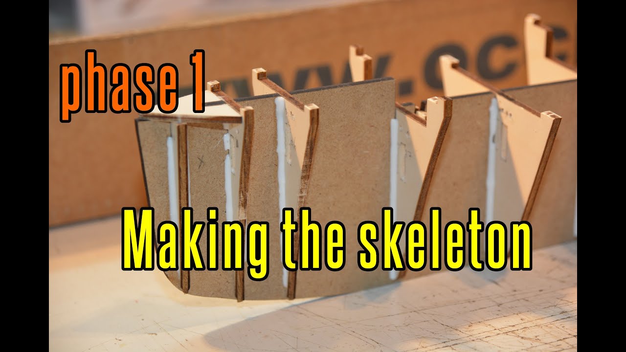 RMS Titanic - part 1 Making The Skeleton (phase 1)