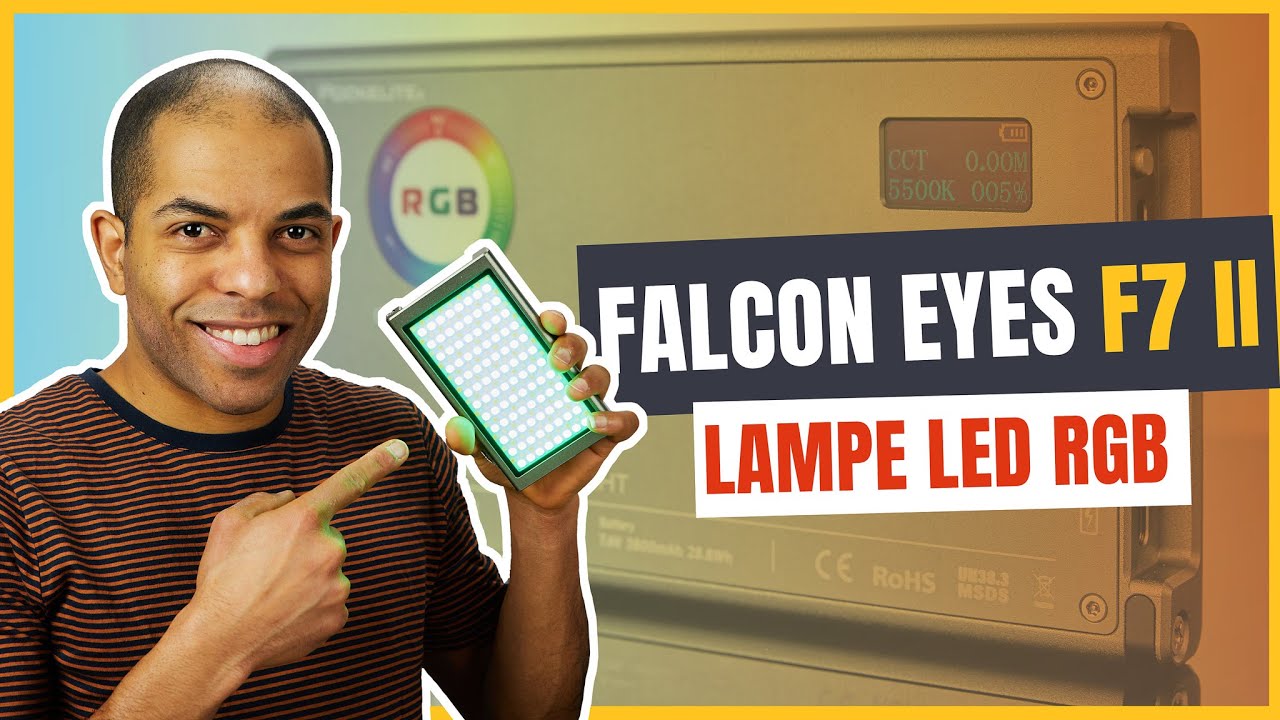 Falcon Eyes F7 II - la meilleure lampe LED RGB ?