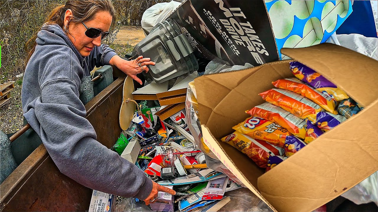 Stores Clearing Out For Christmas That Means Huge Scores Dumpster Diving
