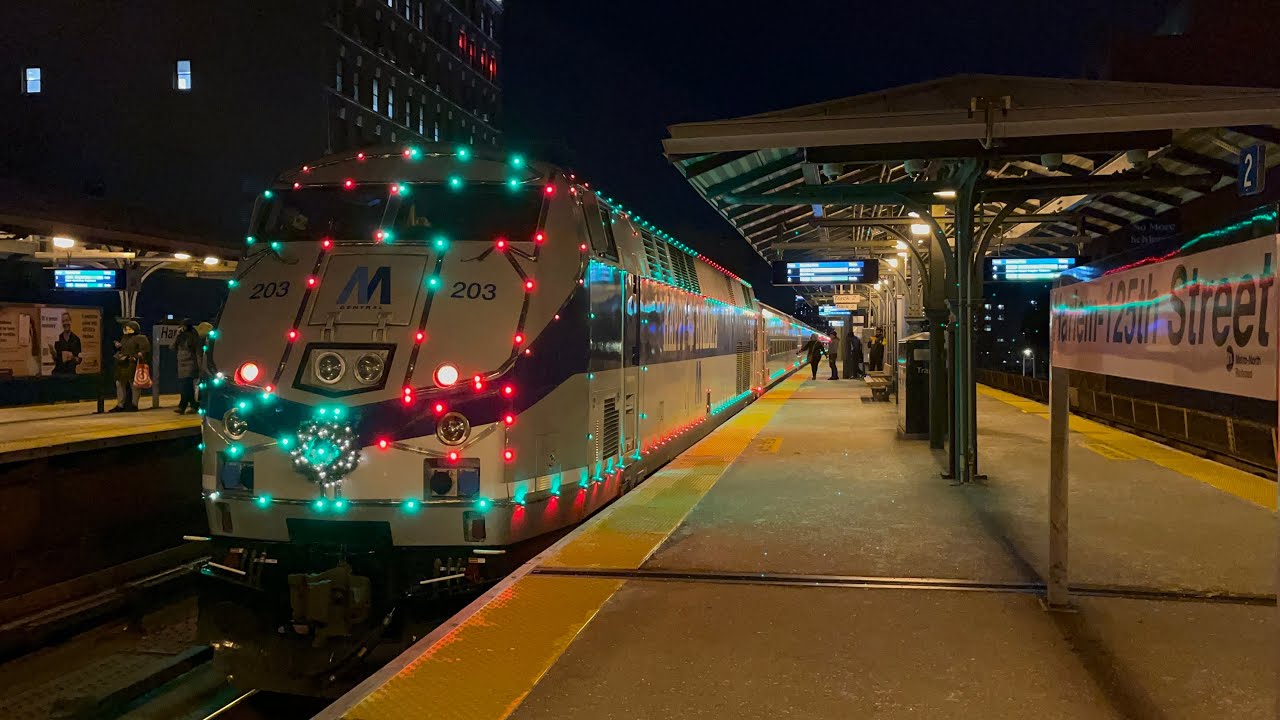 MTA Metro North RailRoad: PM Rush Hour Action @ Harlem-125th Street (M3A, M7A, M8, P32, SC42)