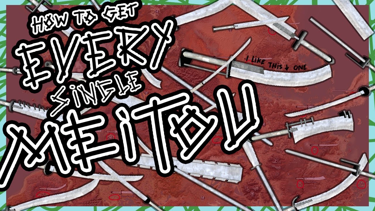 How to Get Literally Every Single Meitou in Kenshi