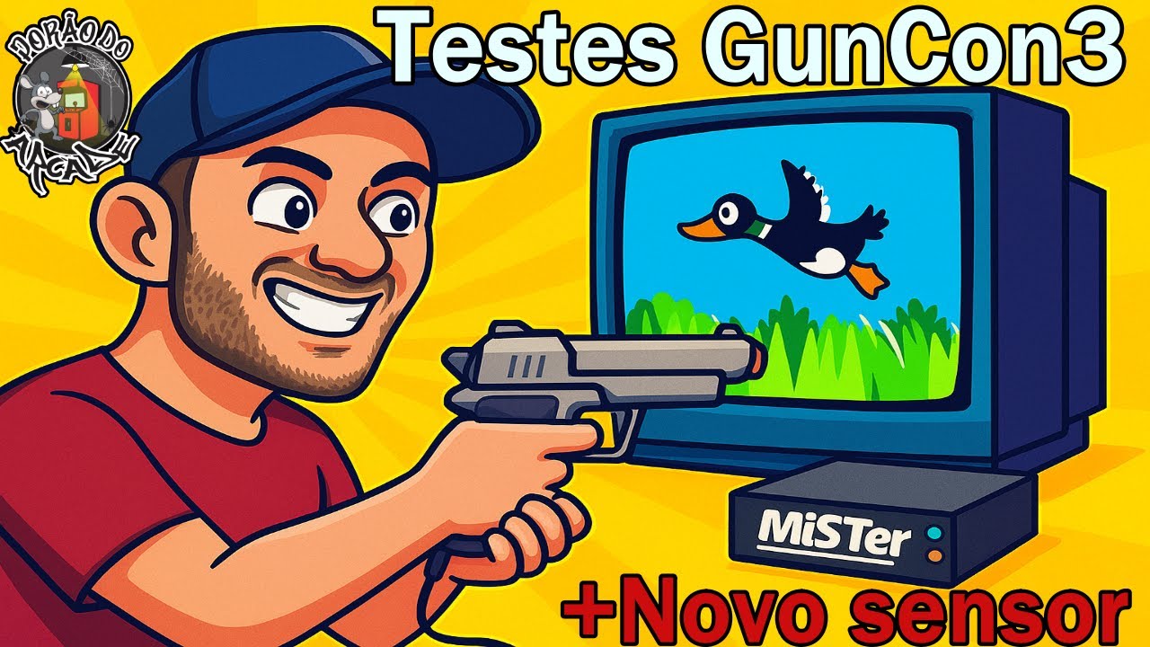 Unboxing GunCon 3 + Novo Sensor à Venda! Testes no MiSTer FPGA 🔫