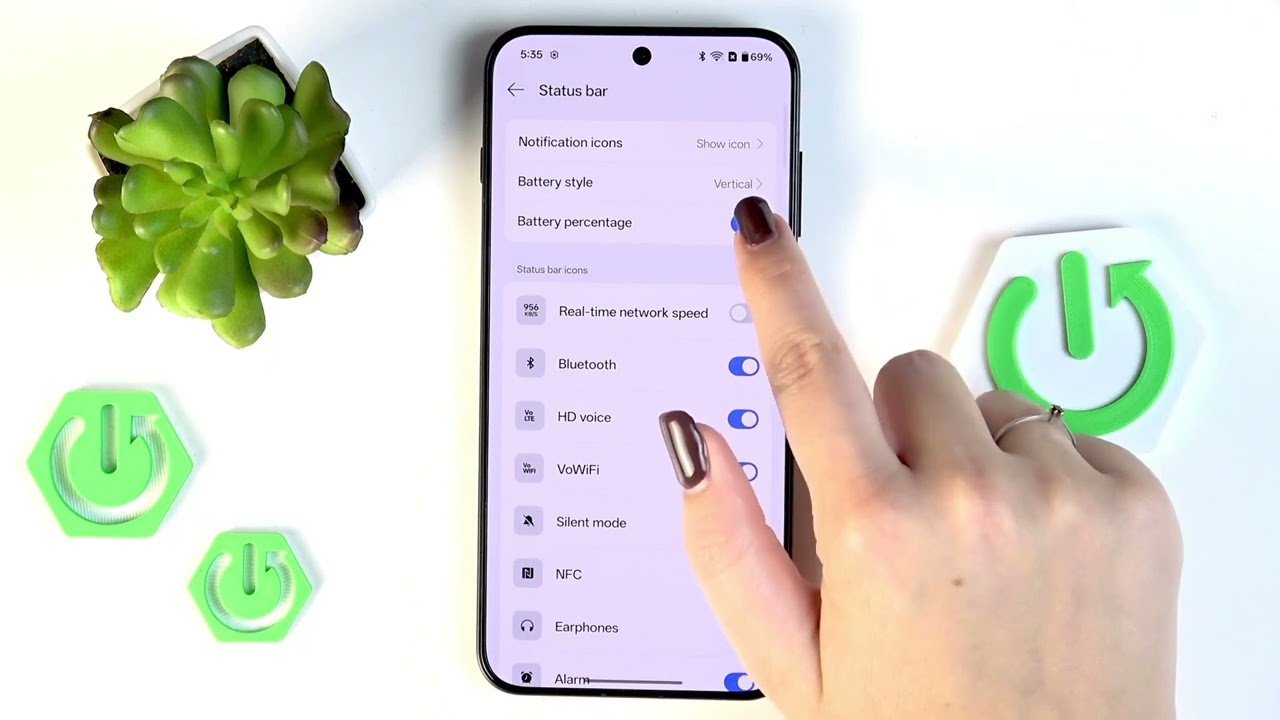 OPPO Find X9 — Pil Yüzdesi Nasıl Gösterilir