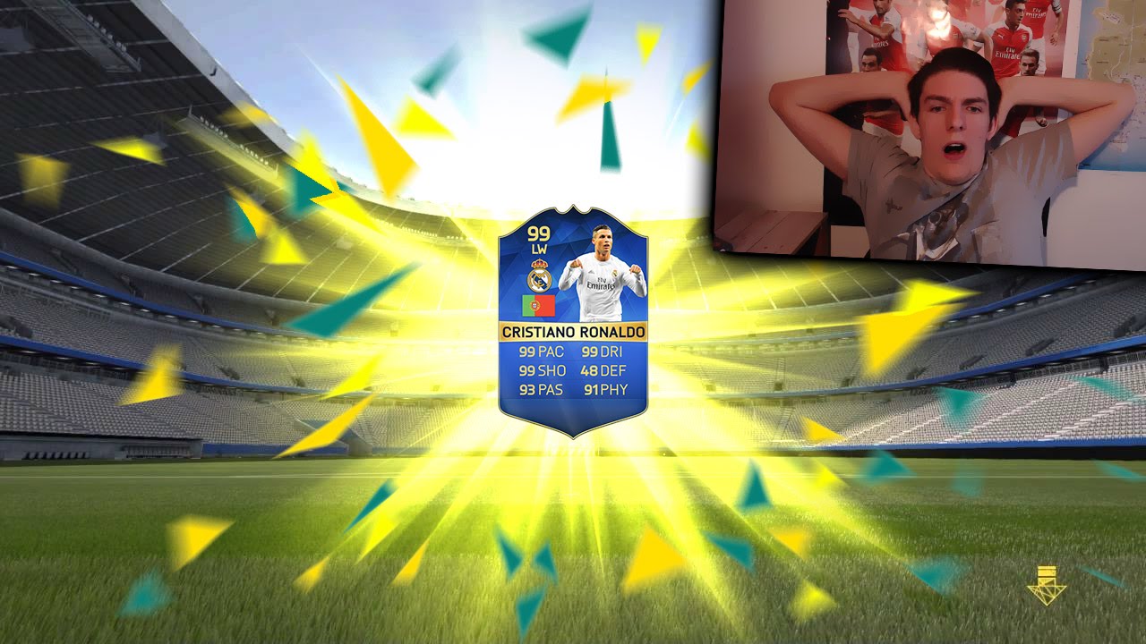 OMG! 99 TOTS RONALDO IN PACKS! - (FIFA 16 TOTS LA LIGA BBVA PACK OPENING)