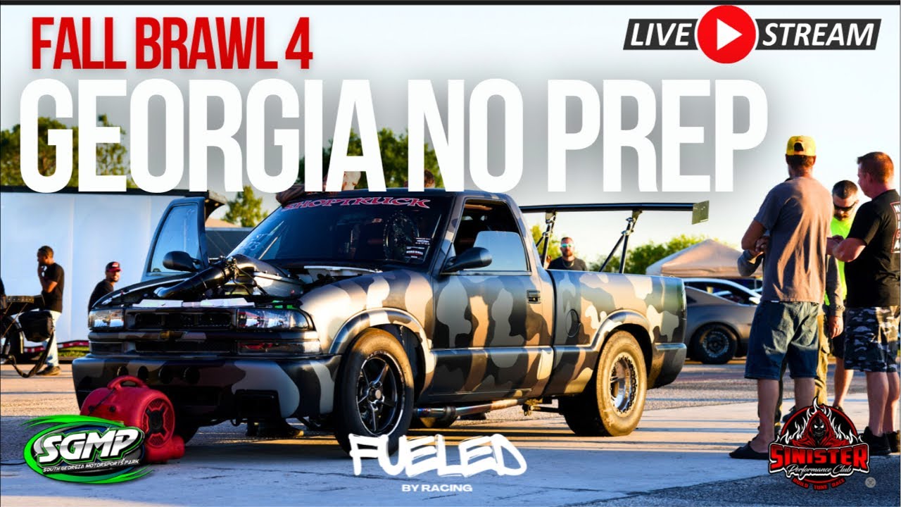 LIVE-STREAM 🚨➡️ FALL BRAWL 4- SGMP Backside | Sinister Performance No Prep Racing 