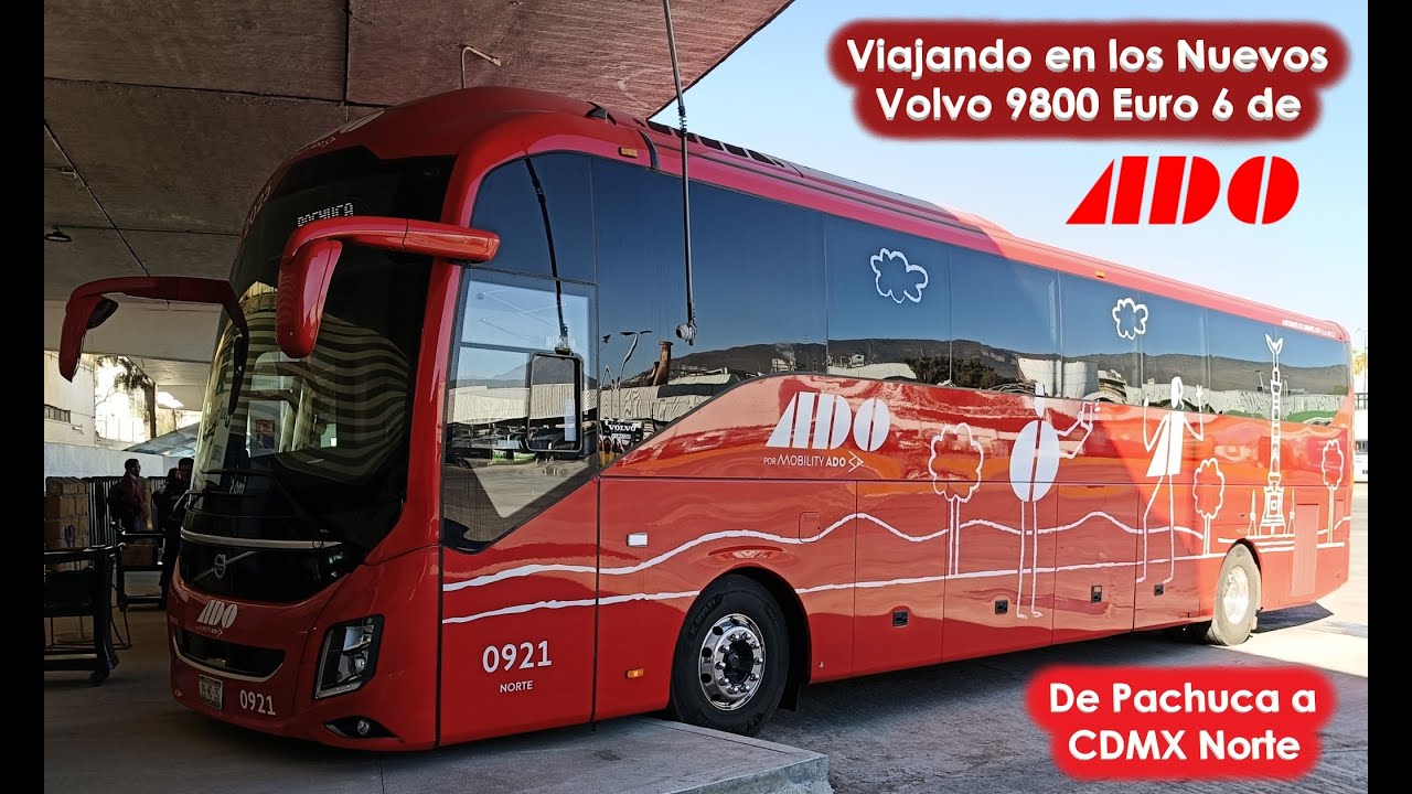 ¡ESTRENANDO AUTOBUS! Los nuevos Volvo 9800 Euro 6 de ADO Primera, de Pachuca, Hgo. a CDMX Norte